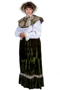 Костюм Черепаха Тортилла (перелина + блузка + юбка +  шляпа).					