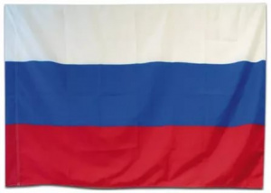 Флаг РФ; размер: 90*135 см. ткань - полиэфирный шелк