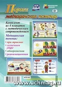 Комплект плакатов Первая медицинская помощь КПЛ-62