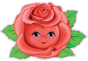13656 Мини-открытка Розочка