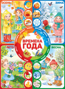 22.007 Времена года. Плакат А2