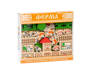 Конструктор Ферма 42 дет. Томик
