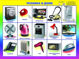 Техника в доме. Плакат А2 Леда. 