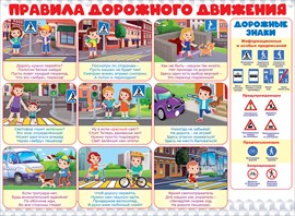 84.656 Правила дорожного движения. Плакат А2