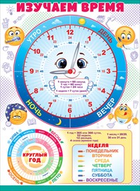 84.533 Часы, дни недели. Плакат А2