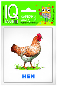 Умный малыш. ENGLISH. Животные фермы. Айрис