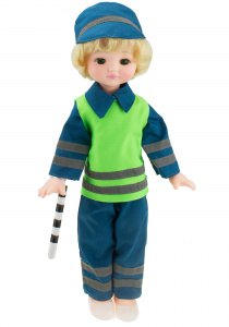 Кукла Инспектор ДПС 45 см. Мир кукол ЛЕН45-29