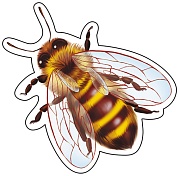 14081 Пчелка. Вырубная фигурка