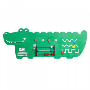 Бизиборд Крокодил (88*35*3 см.) 