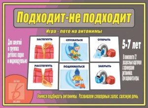 Подходит - не подходит - игра. Бурдина