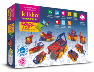 Конструктор Знаток Klikko Чудо Квадраты. 12 в 1 (21 дет.)
