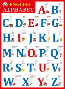 070.873 English alphabet (Английский алфавит) Плакат А2