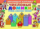 Числовые домики: учим состав чисел/ ЛИТУР \ ОБУЧКАРТ/